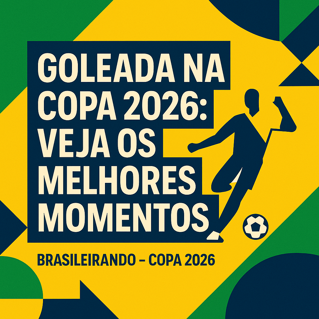 GOLEADA NA COPA 2026: VEJA OS MELHORES MOMENTOS