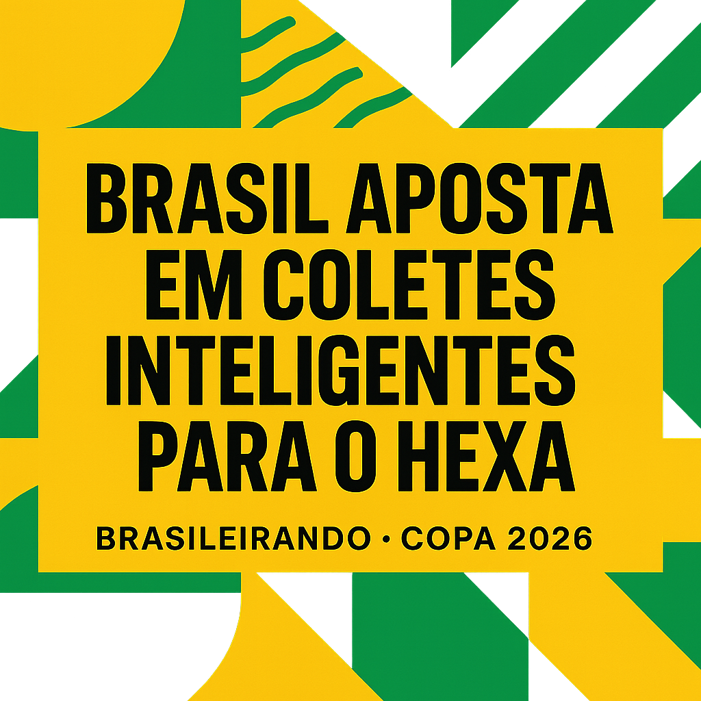 BRASIL APOSTA EM COLETES INTELIGENTES PARA O HEXA