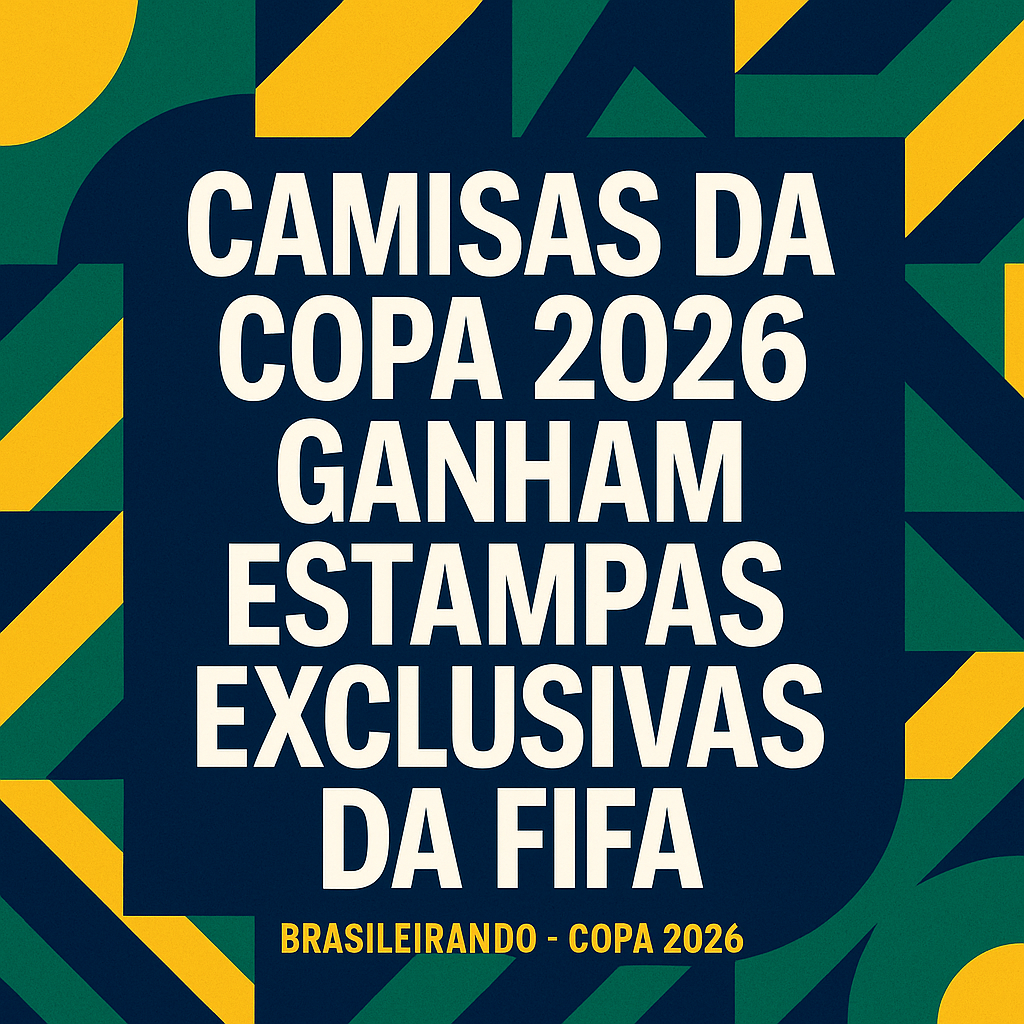 CAMISAS DA COPA 2026 GANHAM ESTAMPAS EXCLUSIVAS DA FIFA